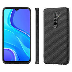 Funda Silicona Carcasa Ultrafina Goma con Magnetico S01D para Xiaomi Poco M2 Negro