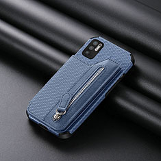Funda Silicona Carcasa Ultrafina Goma con Magnetico S01D para Xiaomi POCO M3 Pro 5G Azul