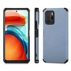 Funda Silicona Carcasa Ultrafina Goma con Magnetico S01D para Xiaomi Poco X3 GT 5G Azul