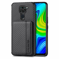 Funda Silicona Carcasa Ultrafina Goma con Magnetico S01D para Xiaomi Redmi 10X 4G Negro