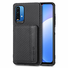 Funda Silicona Carcasa Ultrafina Goma con Magnetico S01D para Xiaomi Redmi 9 Power Negro