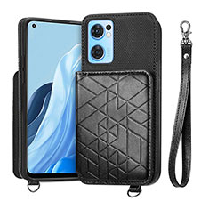 Funda Silicona Carcasa Ultrafina Goma con Magnetico S02D para OnePlus Nord CE 2 5G Negro