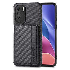 Funda Silicona Carcasa Ultrafina Goma con Magnetico S02D para Xiaomi Mi 11i 5G Negro