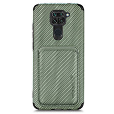 Funda Silicona Carcasa Ultrafina Goma con Magnetico S02D para Xiaomi Redmi 10X 4G Verde