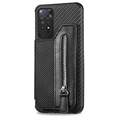 Funda Silicona Carcasa Ultrafina Goma con Magnetico S02D para Xiaomi Redmi Note 11S 4G Negro