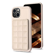 Funda Silicona Carcasa Ultrafina Goma con Magnetico S03D para Apple iPhone 13 Oro