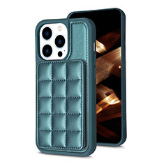 Funda Silicona Carcasa Ultrafina Goma con Magnetico S03D para Apple iPhone 13 Pro Max Verde