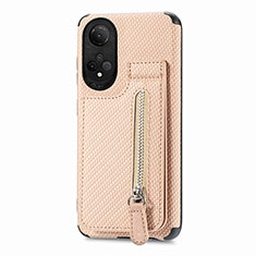 Funda Silicona Carcasa Ultrafina Goma con Magnetico S03D para Huawei Honor X7 Oro