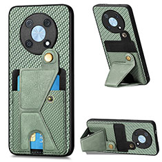 Funda Silicona Carcasa Ultrafina Goma con Magnetico S03D para Huawei Nova Y90 Verde