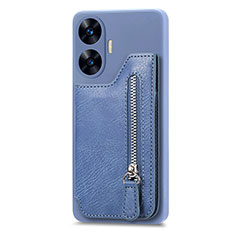 Funda Silicona Carcasa Ultrafina Goma con Magnetico S03D para Realme Narzo N55 Azul