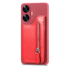 Funda Silicona Carcasa Ultrafina Goma con Magnetico S03D para Realme Narzo N55 Rojo