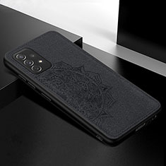 Funda Silicona Carcasa Ultrafina Goma con Magnetico S03D para Samsung Galaxy A72 4G Negro