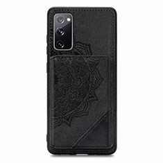 Funda Silicona Carcasa Ultrafina Goma con Magnetico S03D para Samsung Galaxy S20 FE (2022) 5G Negro