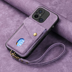 Funda Silicona Carcasa Ultrafina Goma con Magnetico S03D para Xiaomi Poco C55 Morado