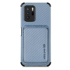 Funda Silicona Carcasa Ultrafina Goma con Magnetico S03D para Xiaomi Poco X3 GT 5G Azul