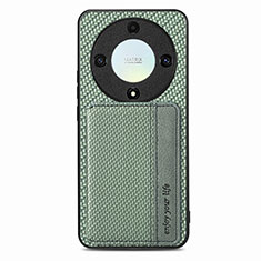 Funda Silicona Carcasa Ultrafina Goma con Magnetico S04D para Huawei Honor Magic5 Lite 5G Verde