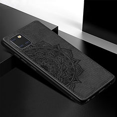 Funda Silicona Carcasa Ultrafina Goma con Magnetico S04D para Samsung Galaxy M60s Negro