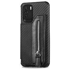 Funda Silicona Carcasa Ultrafina Goma con Magnetico S04D para Xiaomi Mi 11X Pro 5G Negro