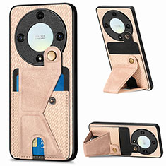 Funda Silicona Carcasa Ultrafina Goma con Magnetico S05D para Huawei Honor X9a 5G Oro