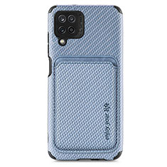 Funda Silicona Carcasa Ultrafina Goma con Magnetico S05D para Samsung Galaxy A22 4G Azul