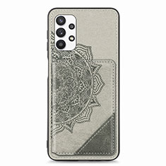 Funda Silicona Carcasa Ultrafina Goma con Magnetico S05D para Samsung Galaxy A32 4G Gris