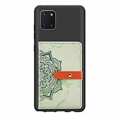 Funda Silicona Carcasa Ultrafina Goma con Magnetico S05D para Samsung Galaxy M60s Verde