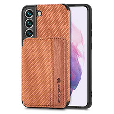 Funda Silicona Carcasa Ultrafina Goma con Magnetico S05D para Samsung Galaxy S21 5G Marron