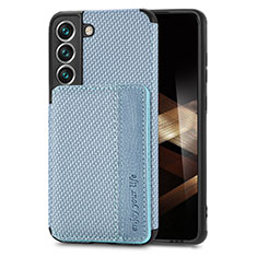 Funda Silicona Carcasa Ultrafina Goma con Magnetico S05D para Samsung Galaxy S24 Plus 5G Azul