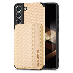 Funda Silicona Carcasa Ultrafina Goma con Magnetico S05D para Samsung Galaxy S24 Plus 5G Oro