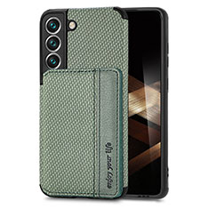 Funda Silicona Carcasa Ultrafina Goma con Magnetico S05D para Samsung Galaxy S24 Plus 5G Verde