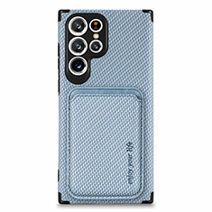 Funda Silicona Carcasa Ultrafina Goma con Magnetico S05D para Samsung Galaxy S25 Ultra 5G Azul