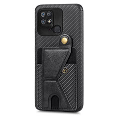 Funda Silicona Carcasa Ultrafina Goma con Magnetico S05D para Xiaomi Redmi 10 Power Negro