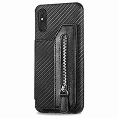 Funda Silicona Carcasa Ultrafina Goma con Magnetico S05D para Xiaomi Redmi 9i Negro