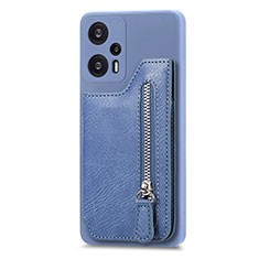 Funda Silicona Carcasa Ultrafina Goma con Magnetico S05D para Xiaomi Redmi Note 12 Turbo 5G Azul