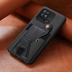 Funda Silicona Carcasa Ultrafina Goma con Magnetico S06D para Xiaomi Redmi 10 Power Negro