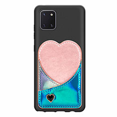 Funda Silicona Carcasa Ultrafina Goma con Magnetico S07D para Samsung Galaxy M60s Azul