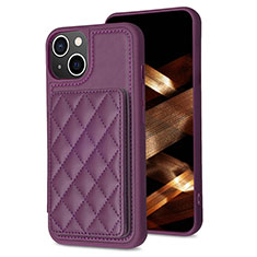 Funda Silicona Carcasa Ultrafina Goma con Magnetico S10D para Apple iPhone 14 Plus Morado