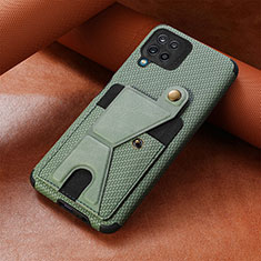 Funda Silicona Carcasa Ultrafina Goma con Magnetico S10D para Samsung Galaxy M12 Verde