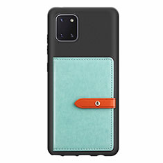 Funda Silicona Carcasa Ultrafina Goma con Magnetico S10D para Samsung Galaxy Note 10 Lite Verde