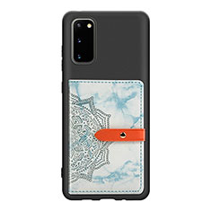 Funda Silicona Carcasa Ultrafina Goma con Magnetico S10D para Samsung Galaxy S20 Azul