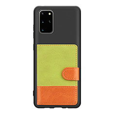 Funda Silicona Carcasa Ultrafina Goma con Magnetico S10D para Samsung Galaxy S20 Plus Verde