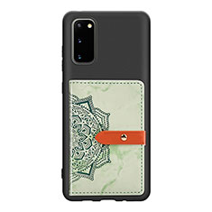 Funda Silicona Carcasa Ultrafina Goma con Magnetico S10D para Samsung Galaxy S20 Verde