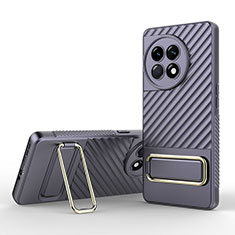 Funda Silicona Carcasa Ultrafina Goma con Soporte KC1 para OnePlus 11R 5G Purpura Claro