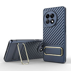 Funda Silicona Carcasa Ultrafina Goma con Soporte KC1 para OnePlus Ace 2 5G Azul