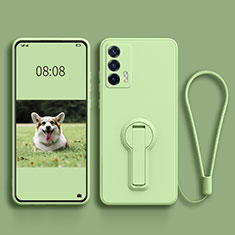 Funda Silicona Carcasa Ultrafina Goma con Soporte para Realme GT 5G Verde