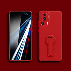 Funda Silicona Carcasa Ultrafina Goma con Soporte para Xiaomi Civi 2 5G Rojo