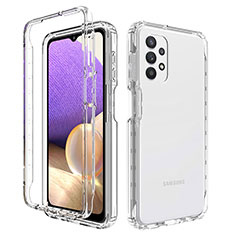 Funda Silicona Carcasa Ultrafina Transparente Goma Frontal y Trasera 360 Grados Gradiente JX1 para Samsung Galaxy A32 4G Claro