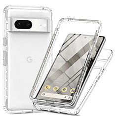 Funda Silicona Carcasa Ultrafina Transparente Goma Frontal y Trasera 360 Grados Gradiente para Google Pixel 7 5G Claro