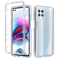 Funda Silicona Carcasa Ultrafina Transparente Goma Frontal y Trasera 360 Grados Gradiente para Motorola Moto Edge S 5G Claro