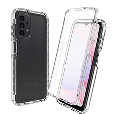 Funda Silicona Carcasa Ultrafina Transparente Goma Frontal y Trasera 360 Grados Gradiente para Samsung Galaxy A13 4G Claro